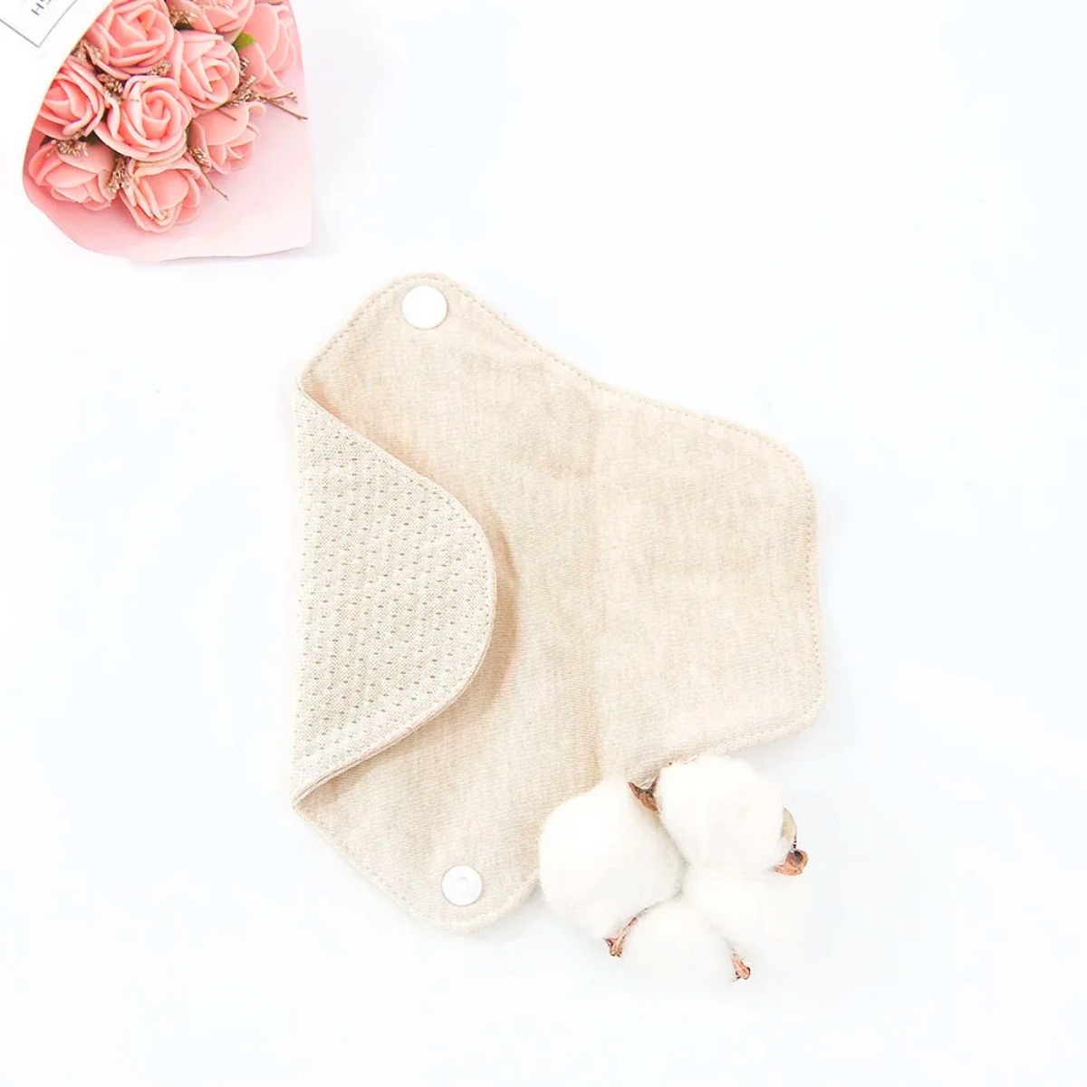 1pc reutilizáveis absorventes menstruais lavável algodão absorventes higiênicos feminino guardanapo macio forro de calcinha almofada de pano higiene feminina 18*6cm
