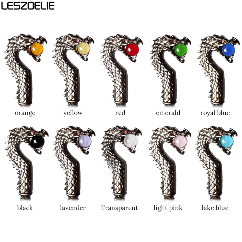 10สีมังกร-หัวแฟชั่นเดิน Cane ชายหญิงเดิน Stick หรูหราตกแต่ง Cane Vintage เดิน Stick