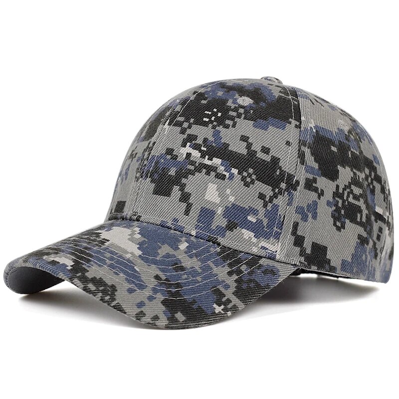 Unisex Light Plate Army Camouflage Baseball Caps Frühling und Herbst Outdoor Verstellbare Freizeithüte Sonnenschutzhut