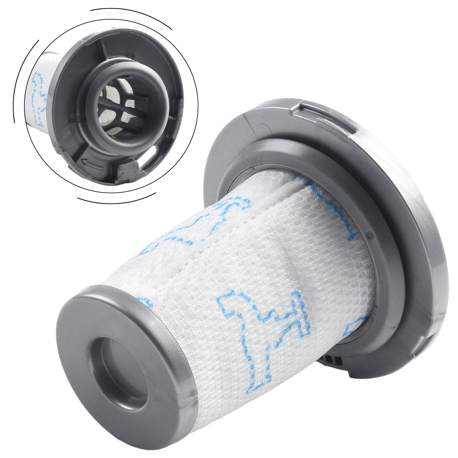 バキュームフィルターZR 009006   Rowenta X-Force Flex 8.60 RH96xx コードレス掃除機の洗えるフィルター交換用