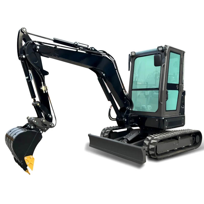 Customized New mini excavator trencher machine digger 3.5 ton zero tail excavator with EURO V EPA engine