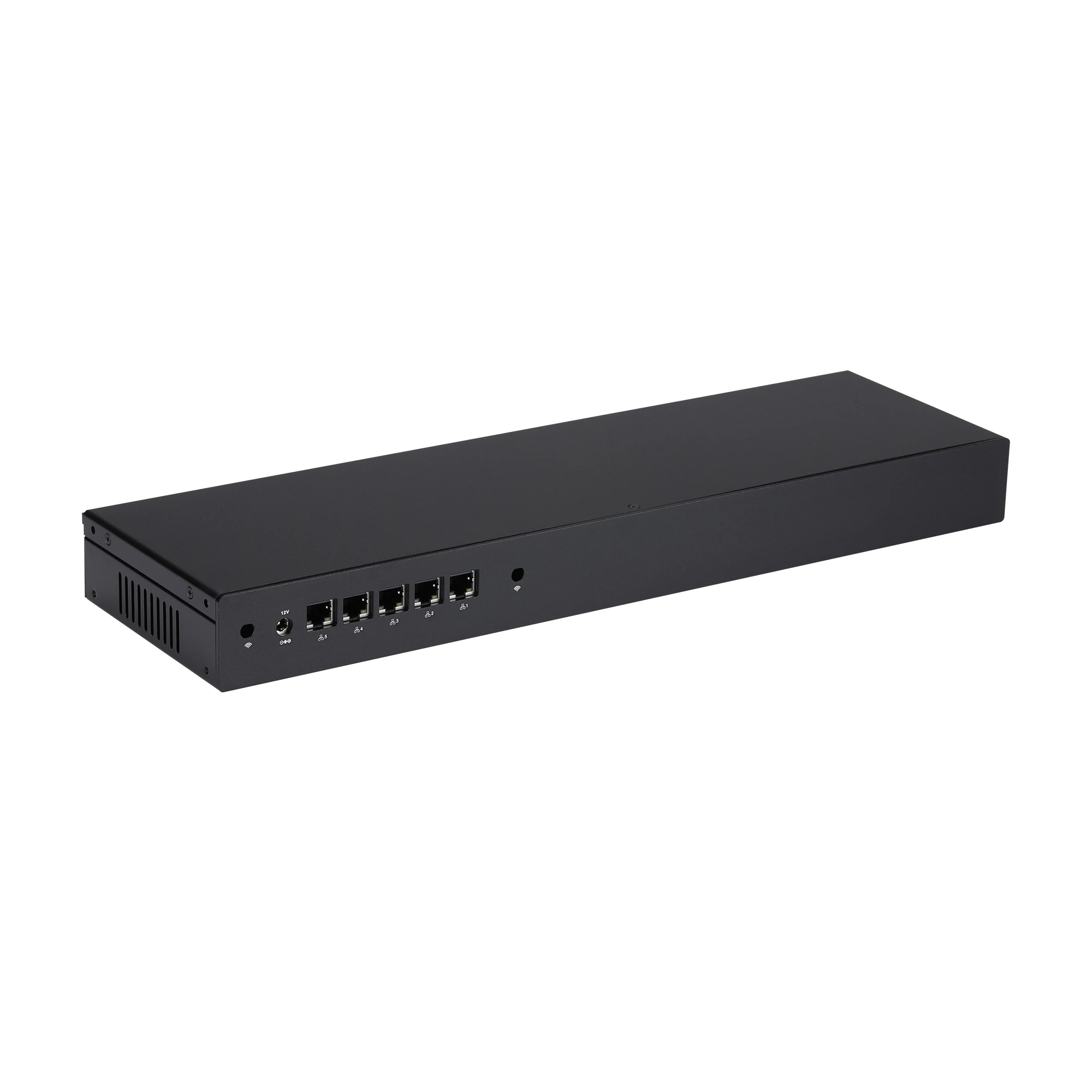 Free Shipping  1U Rackmount J4125 5 LAN InteI I225 NICs Firewall Appliance Soft Router pfSense OPNsense Network Server