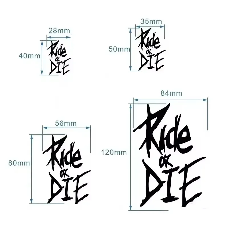 1pc passeio ou morrer quadro da bicicleta adesivos tubo superior decalques de vinil à prova dwaterproof água para mtb bicicleta decorativa acessórios da motocicleta