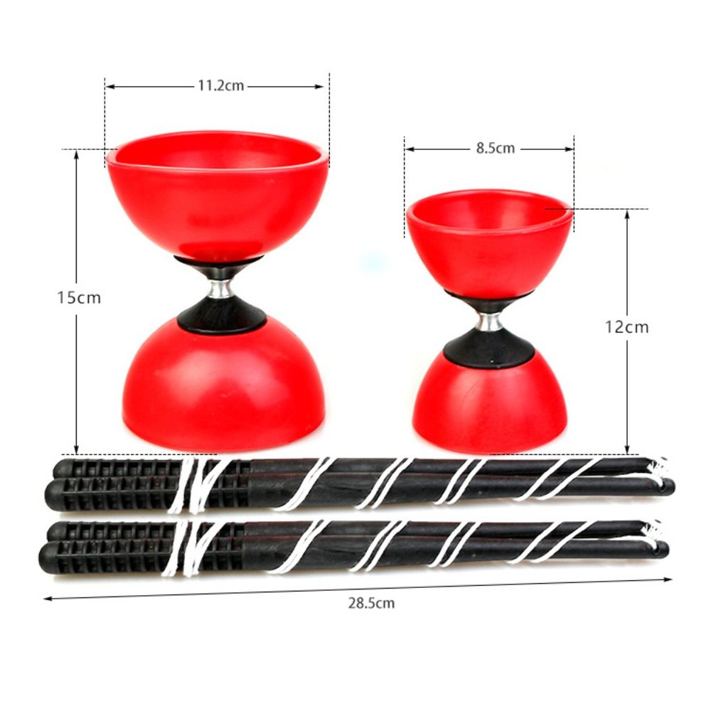 Equipamento De Treinamento Sensorial Chinês, Diabolo De Couro Macio, Espessado Chinês yo-yo Brinquedo, Forma De Tigela