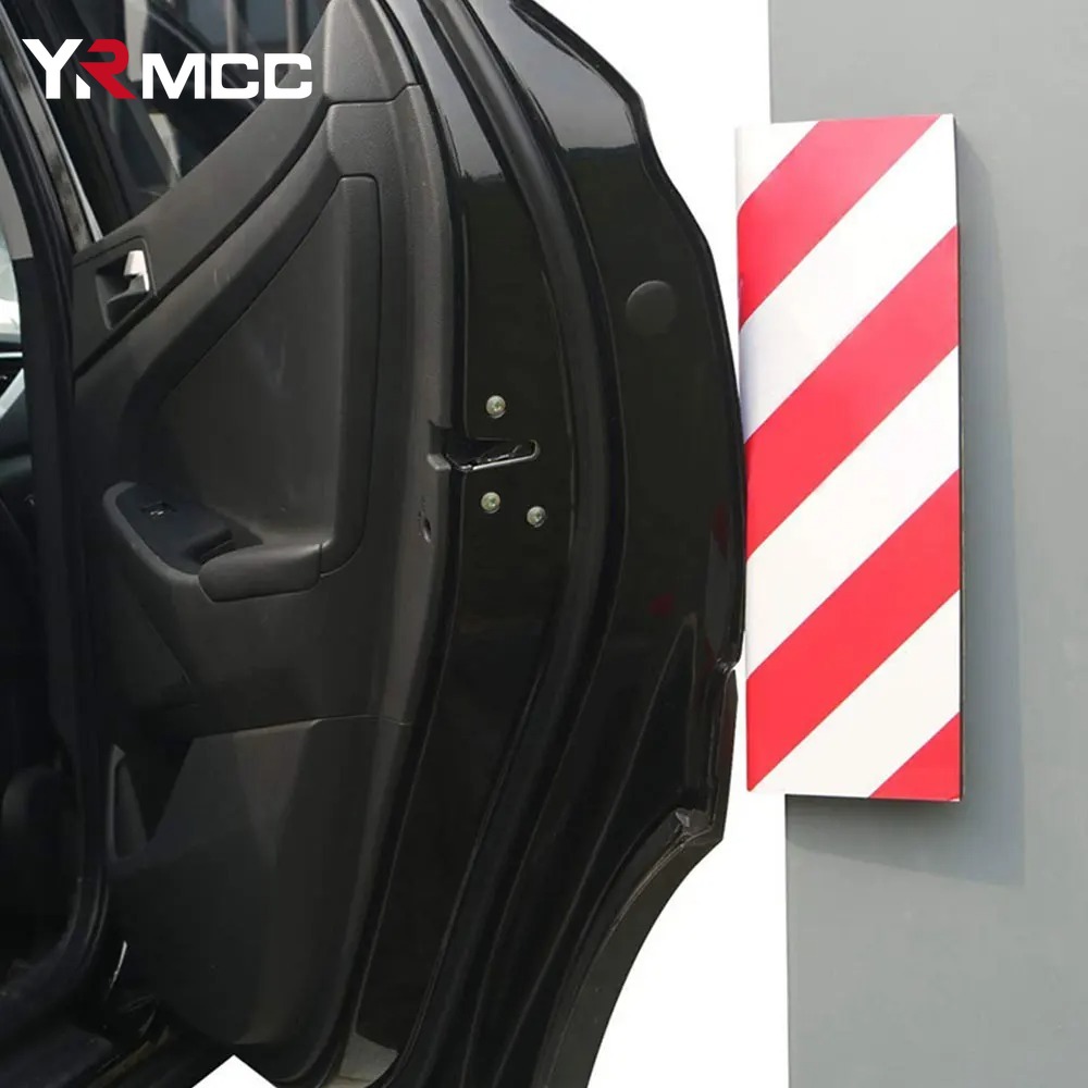 4PCS Garage Wall Protector Car Door Bumper Foam Parking Protector Exterior Anti-collision Adhesive Scratch Adhesive Warning Sign