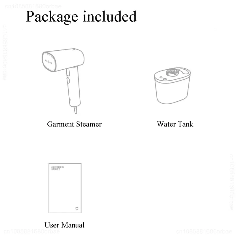 Xiaomi Mijia-vaporizador de ropa 2 plegable de mano, plancha de vapor portátil para eliminación de ácaros, vaporizador para electrodomésticos de viaje