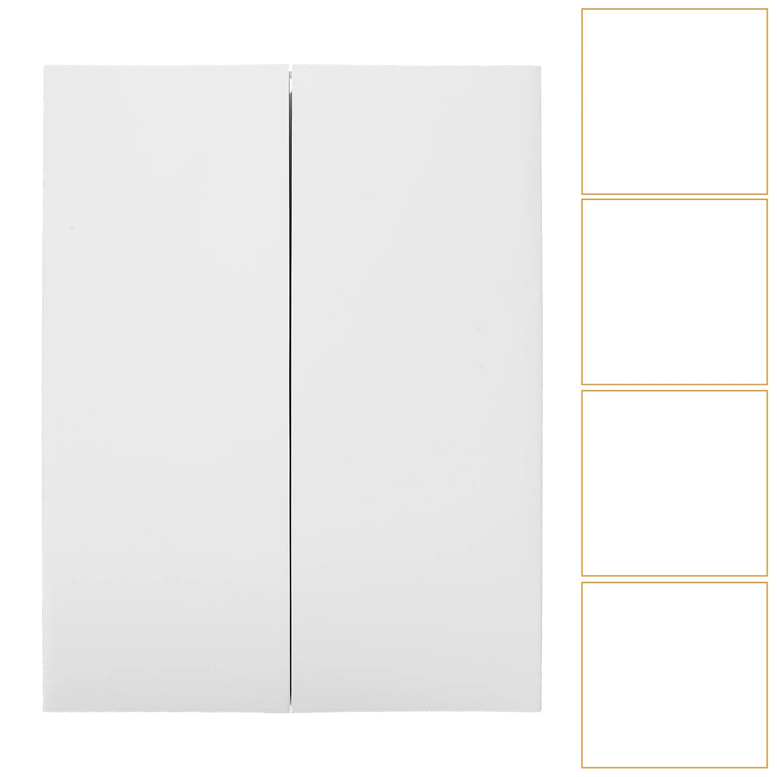 Folding Display Board Trifold Double Side Tape Sided Paperboard Poster Boards Folder Photo