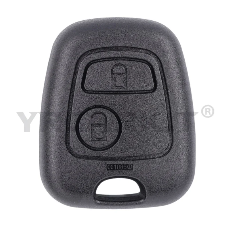 Chave remota do carro fob escudo caso substituição 2 botões para peugeot 206 207 307 408 607 para citroen c1 c2 c3 c4 para xsara picasso