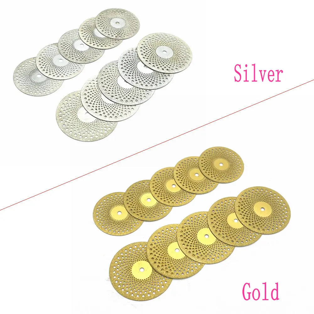 5 Chiếc Nha Khoa Đĩa Kim Cương Đĩa Hai Mặt Nhám Đĩa Cắt Dụng Cụ Độ Dày Nha Khoa Phòng C19/220