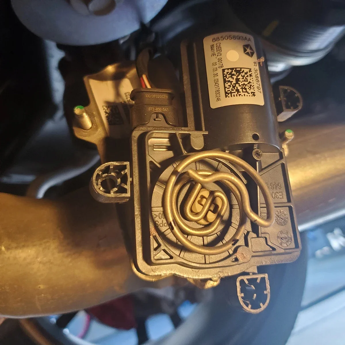 サーボモーター電子排気フラップアクチュエーター制御バルブスプリングアウディシート VW ダッジポルシェフォードランドローバーベンツ修理キット