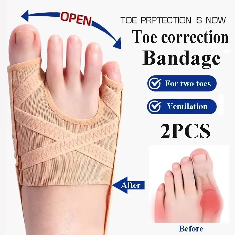 Fabric Bunion Corrector Breathable Adjustable Hallux Valgus Sleeve Spacer Separator Toe Corrector Sports Bunion Socks Running