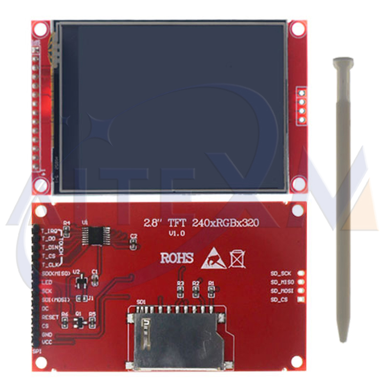 SPI Serial Display With Touch 1.8 2.4 2.8 Inch SPI TFT LCD ILI9341 ST7789 Driver Chip Serial Port Module 240x320 Touch Panel