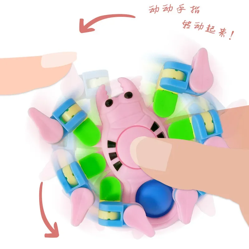 เด็ก Mechanical Fidgets ของเล่นเปลี่ยน WackyTrack Spinner Interactive ความเครียดบรรเทาของเล่นนิ้วมือออทิสติกเด็กของขวัญวันเกิด