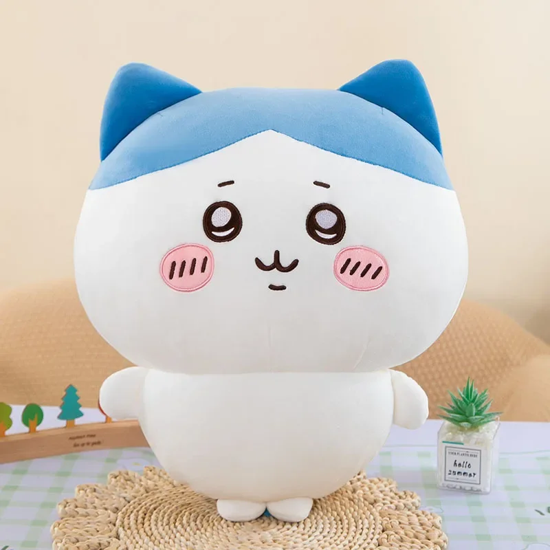 Miniso Large Size 60cm usachi Chiikawa Doll Kawaii Plush Toy Peripheral Self-deprecating Bear Xiaoba Pillow Cushion Gift