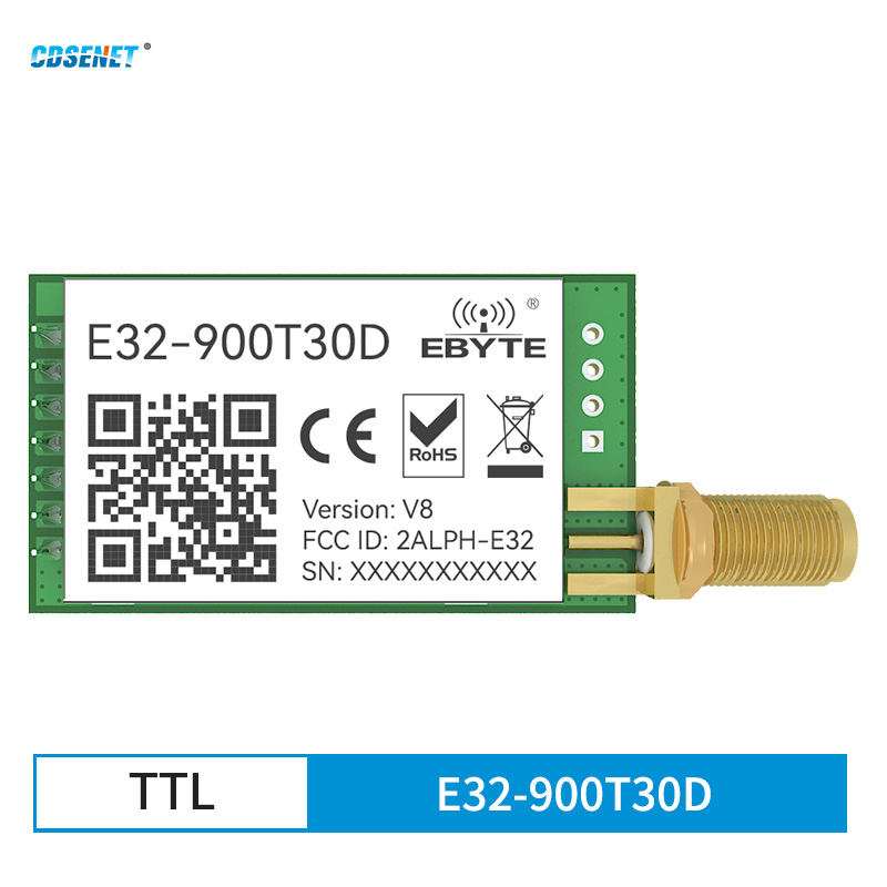 Long Range LoRa 915 MHz RF-Modul CDEBYTE E32-900T30D 1 W 915 MHz Wireless Transceiver iot Sender Empfänger