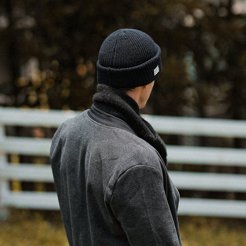 Gorro de punto de invierno, gorro grueso de algodón para el frío, gorro cálido para ciclismo al aire libre, máscara 2 en 1, gorro con protección facial completa, orejeras