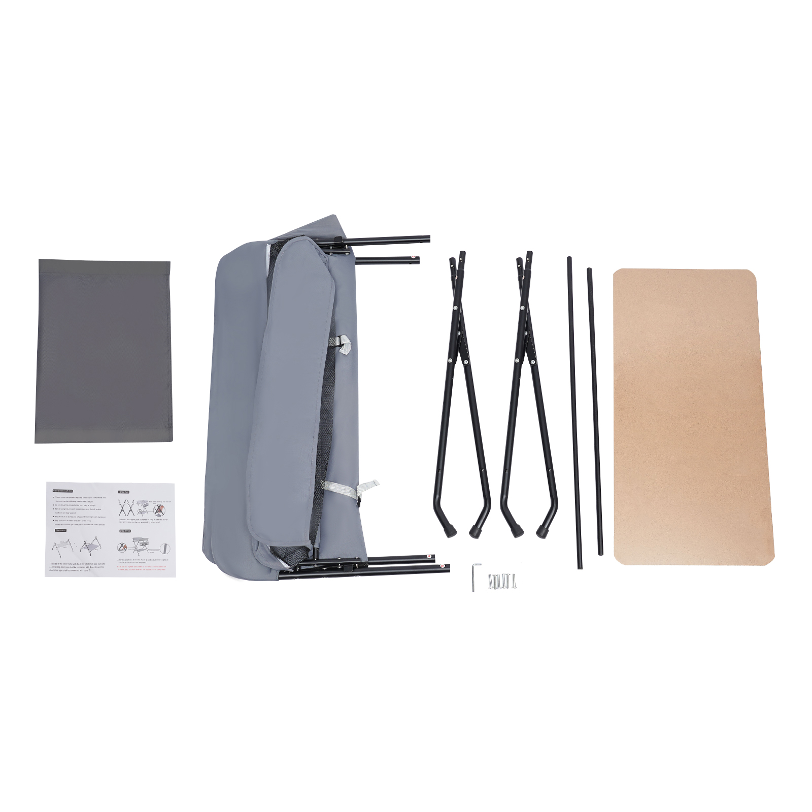 Suporte de mesa dobrável para troca de fraldas de bebê com placa de armazenamento inferior, cerca elevada de 6,3 polegadas e cesta de armazenamento de alta segurança