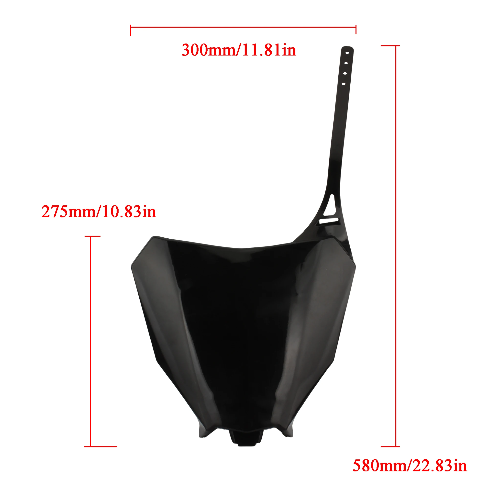 Przednia tablica rejestracyjna do motocykli Honda CRF250R CRF250RX CRF450R CRF450RX 2017-2020 CRF 250/450 RX Motocross