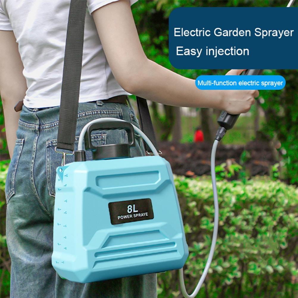 New 8-liter agricultural spray, high pressure sprayer backpack type, electric irrigation disinfection pesticide spray