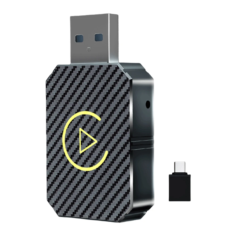 Wireless Carplay Android Auto Adapter Plug&Play USB Car Dongle Wireless Dongle for OEM Wired CarPlay/Andriod Auto Cars