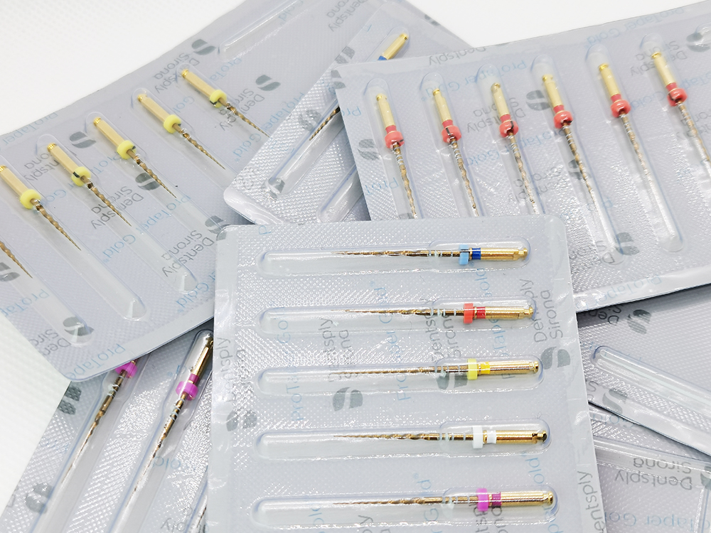 1PKS 歯科 Protaper ゴールドロータリー器具熱活性化柔軟なエンジンファイル根管ツール歯科材料