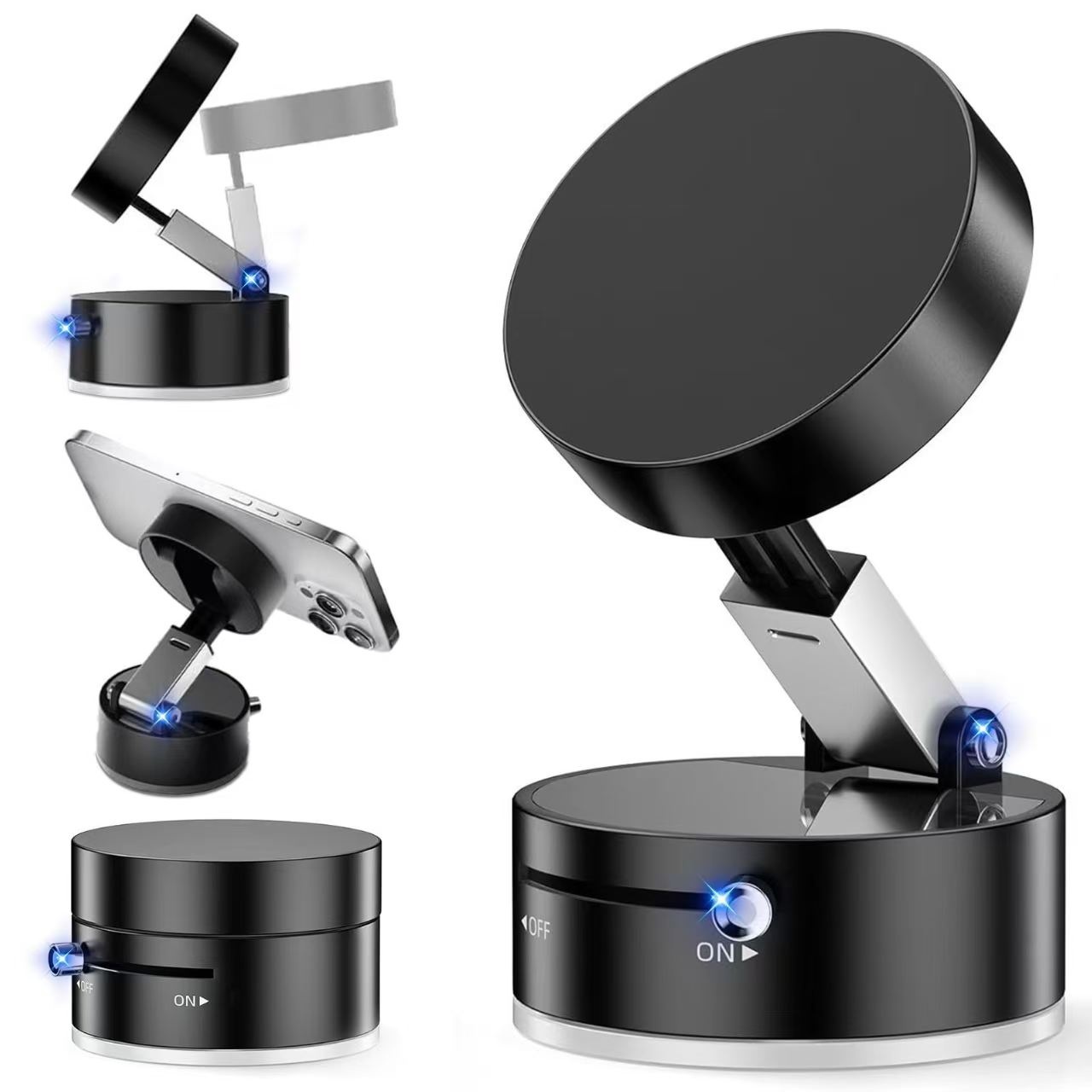 Supporto per telefono cellulare per auto 2025 nuova navigazione per auto con aspirazione magnetica supporto per auto speciale adsorbimento del vuoto fisso