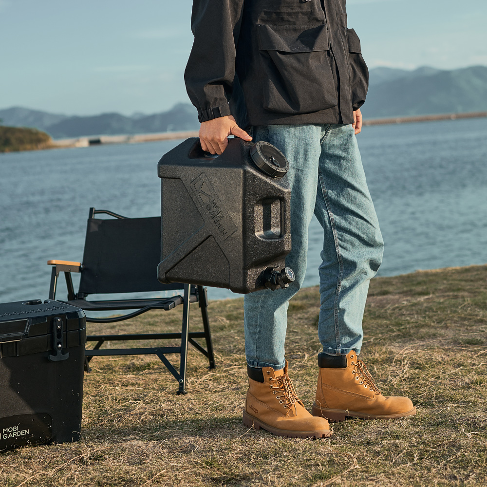 MOBI GARDEN Cắm Trại Di Động Bình Đựng Nước Xô Đựng Thực Phẩm Với Vòi Nước Ngoài Trời Trong Nhà Du Lịch