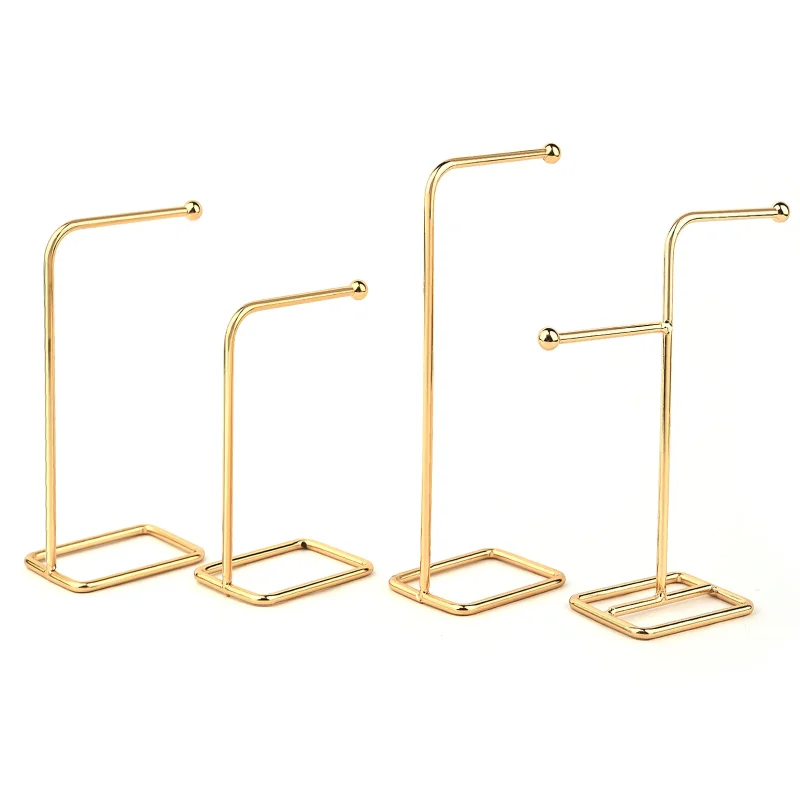 Metal Brinco Display Stand para Colar e Bolsa, Múltiplas Formas Jóias Titular, Chaveiro