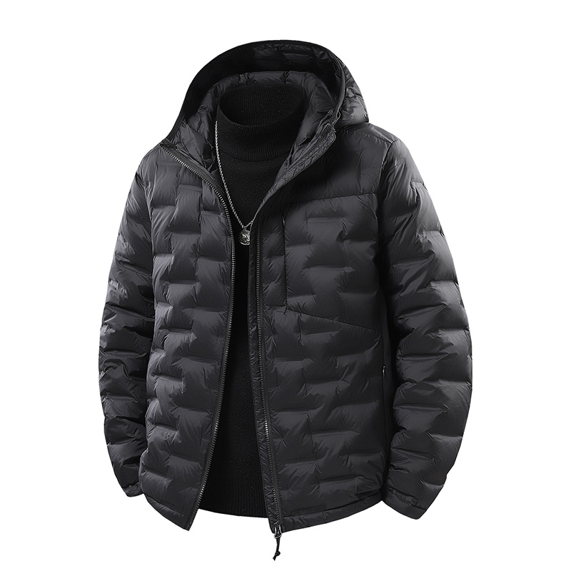 Winter Männer Weiße Ente Unten Jacke Mantel Männer Wasserdicht Winddicht Warme Kapuze Jacke Männlichen Multi Tasche Ultraleicht Windjacke
