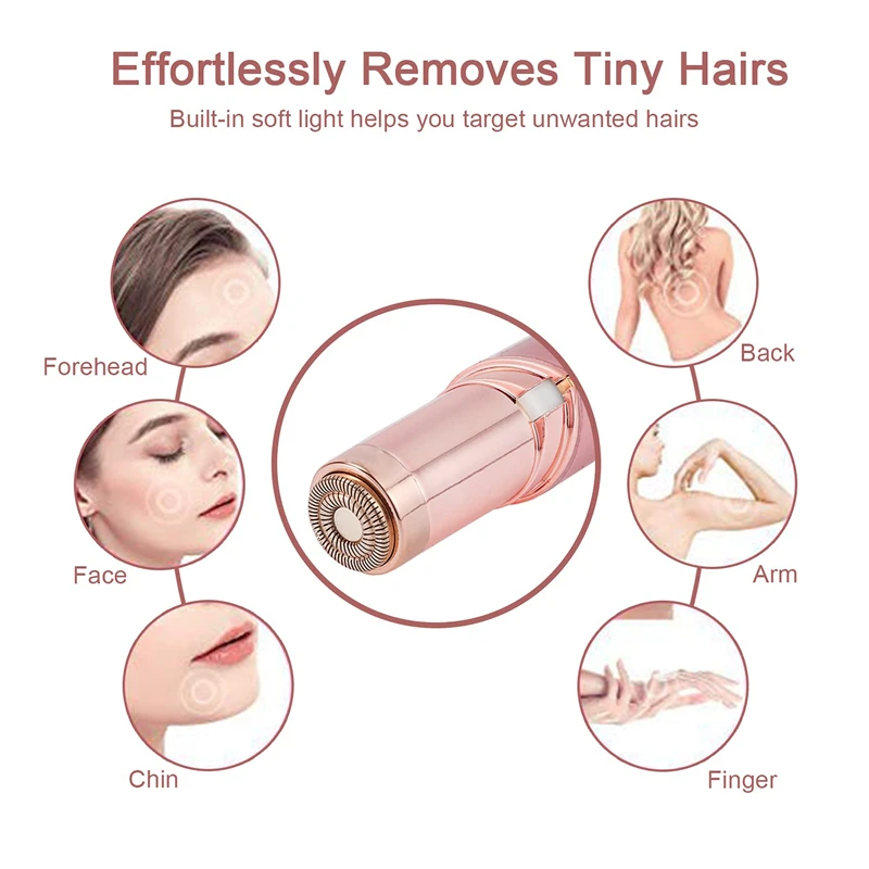 ไฟฟ้าคิ้วTrimmer Mini Eye Browเครื่องกําจัดขนบนใบหน้าลิปสติกกําจัดขนแบบพกพาผู้หญิงไม่เจ็บปวดเครื่องโกนหนวดมีดโกนเครื่องมือ
