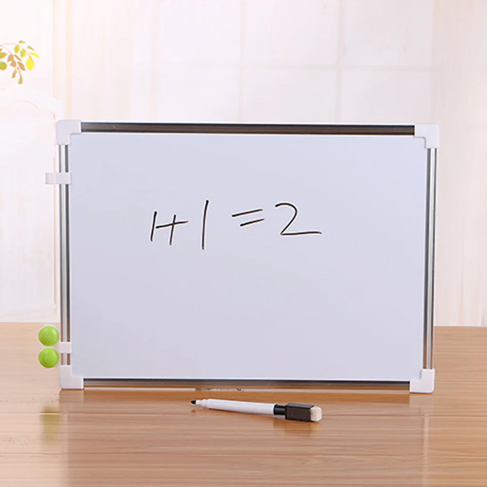 Double Sided Magnetic Whiteboard Aluminum Dry Erase Board Home Office School Presentation Supplies Lightweight Classroom Writing