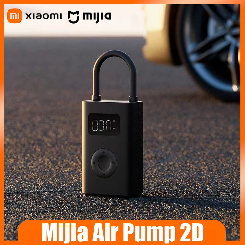 Xiaomi Mijia Bomba de Aire 2D, Carga Rápida Tipo C, Universal para Coches/Motocicletas/Botas, Batería de Litio Portátil