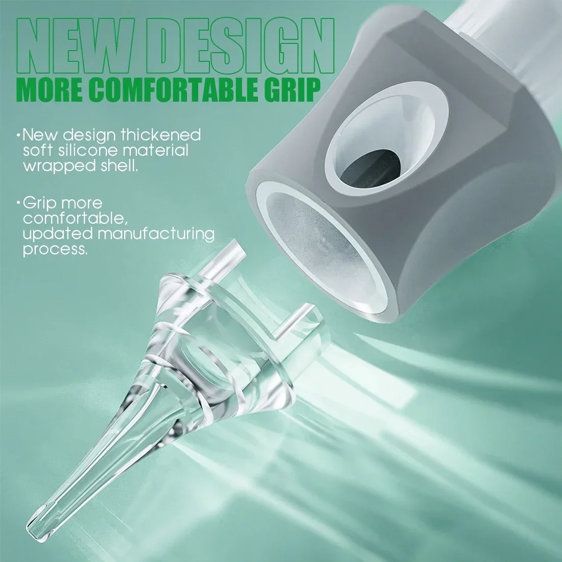 Dragonhawk Glide Extra suave desechable 20 unids/caja cartuchos de tatuaje estériles agujas para suministros de máquinas de tatuaje rotativas