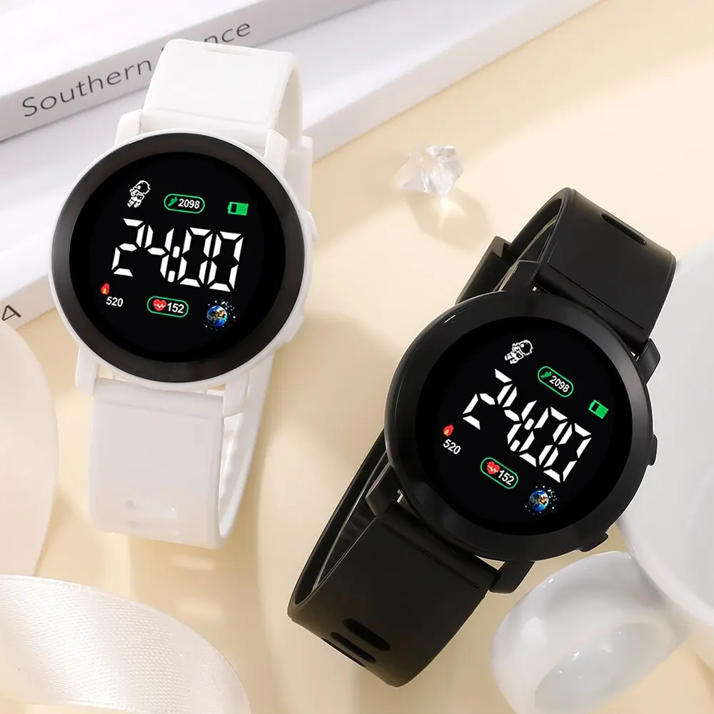 Zegarki dla par Cyfrowy zegarek LED dla kobiet Sport Army Wojskowy Silikonowy Zegarek Elektroniczny Zegarek Hodinky Reloj Hombre