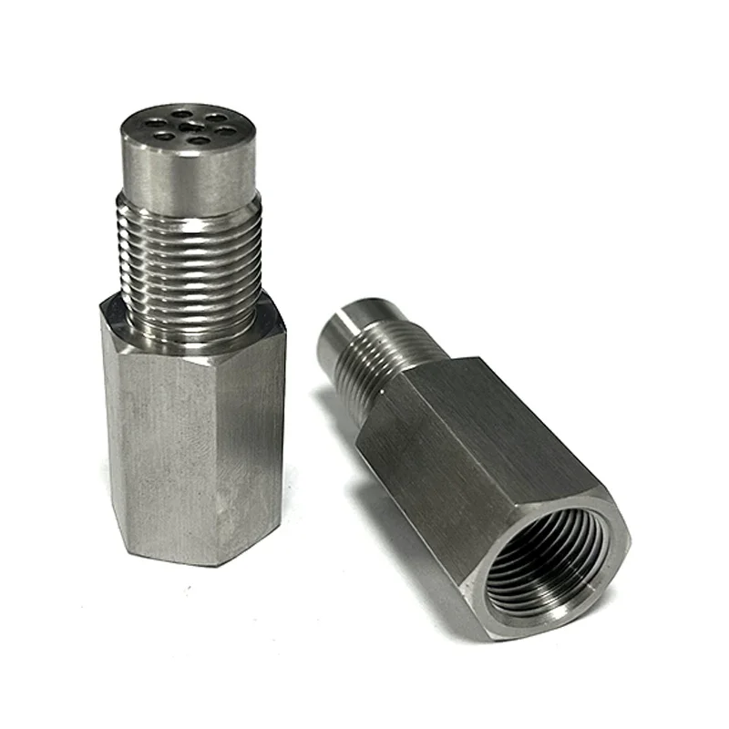 M18 * 1.5 mini catalítico lambda sensor de oxigênio espaçador ss304 sensor de oxigênio bung falha do carro lâmpada escudo adaptador