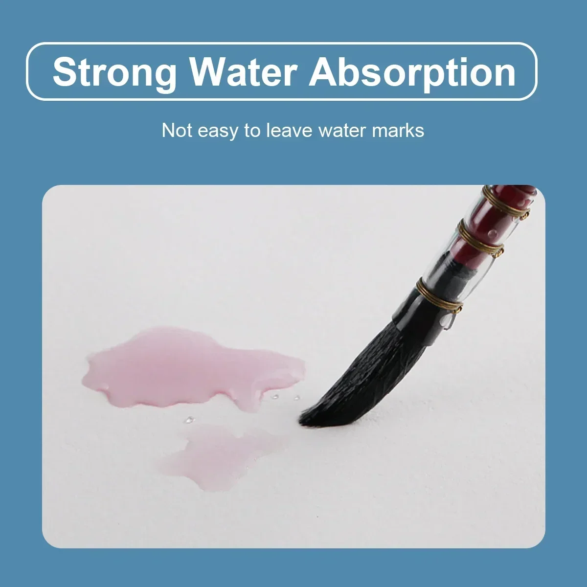 Baohong 20 Stück 100 % Baumwolle Künstler/Akademie Aquarell-Zeichenpapier 300 g/m2 32 K 16 K K Künstlerbedarf Schüler Schulbedarf