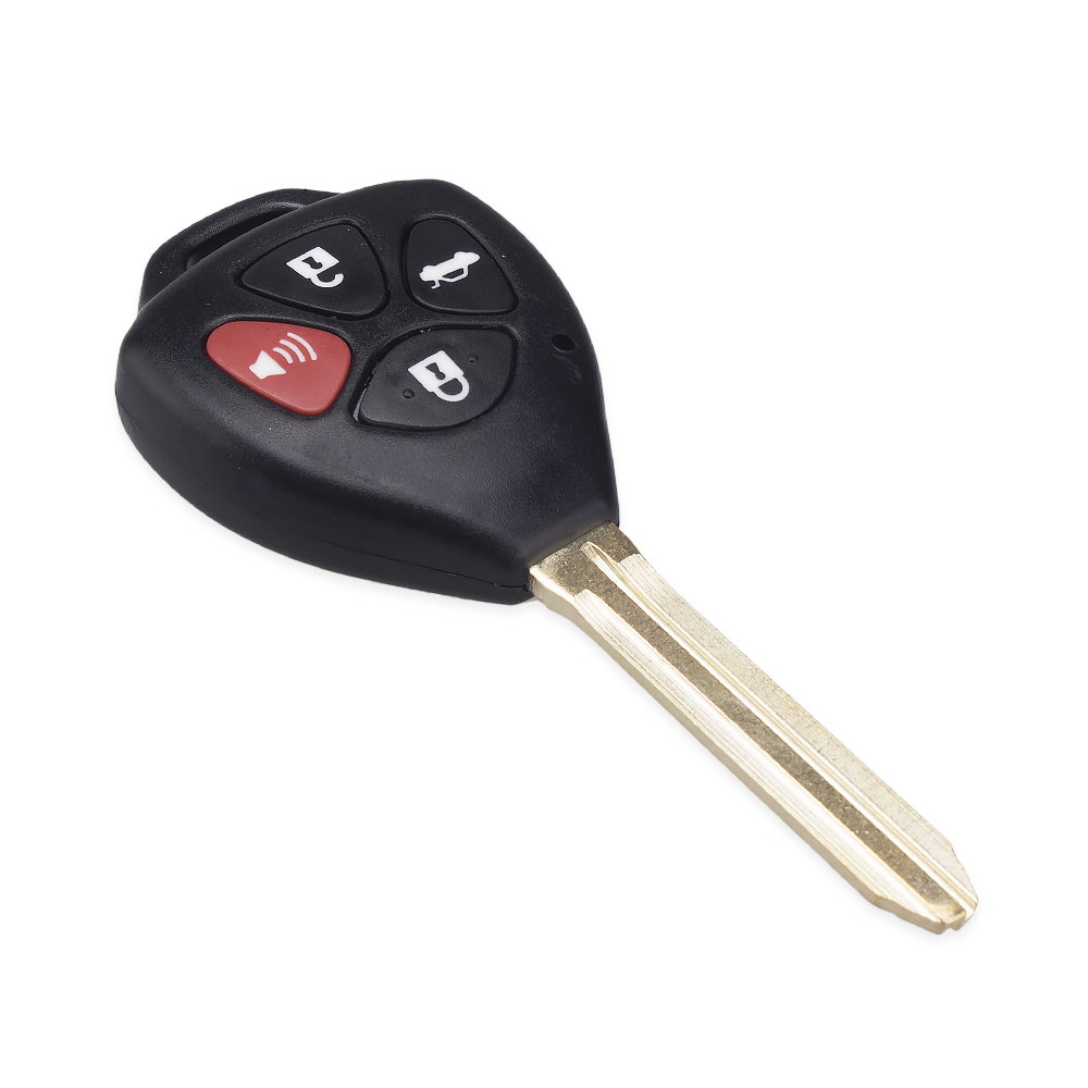 Корпус Ключа KEYYOU для Toyota Corolla Camry Reiz RAV4, Crown, Avalon, Venza, Matrix, заготовка 2/3/4, Кнопка чехол для дистанционного ключа от машины, лезвие TOY43