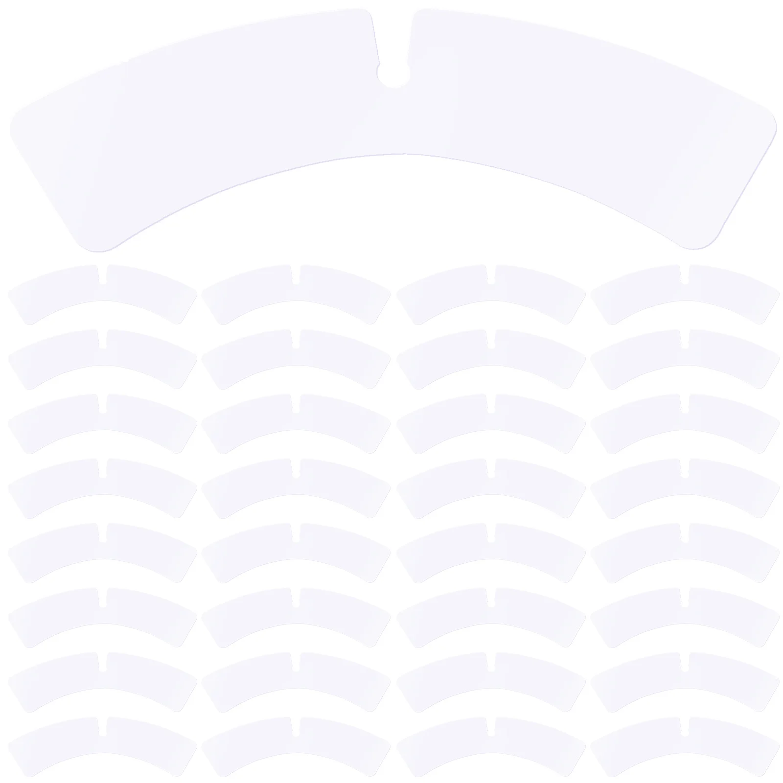 100 pçs colar suporte de plástico permanece camisas de vestido masculino elegante durável forma de fixação colarinho permanece para camisas de vestido masculinas