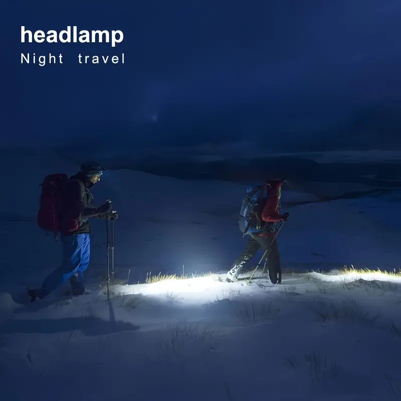 1pc Super Luminoso 3LED + 6SMD Fari USB Ricaricabile Portatile 4 Modalità Torcia Notturna per Pesca All'aperto Campeggio Avventura