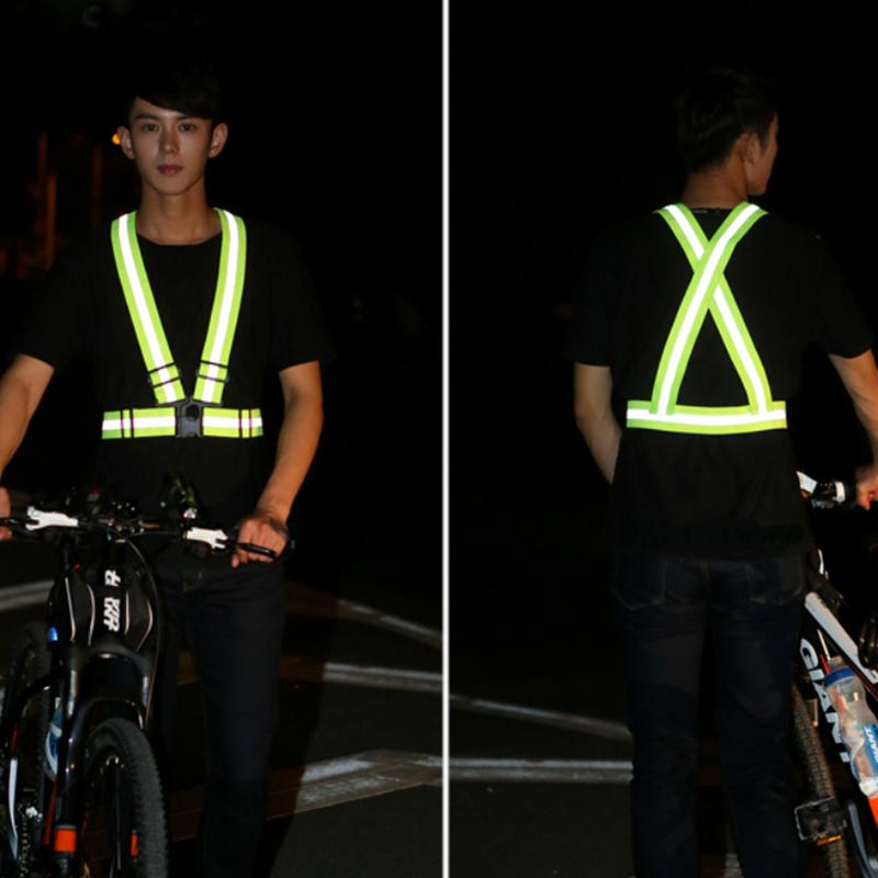 1PC Unisex Night Running Jarretel Reflecterende Heren Bretels Kleurrijke Verstelbare Lichtgevende Brede Bretels Jeugd Sport Riem
