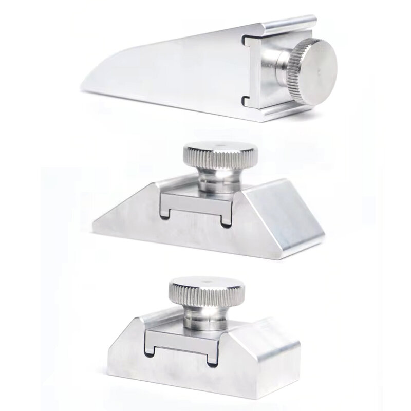 Allsome resistente liga de alumínio lixa rack moagem clipe canto interno avião polimento mão lixa couro borda moedor