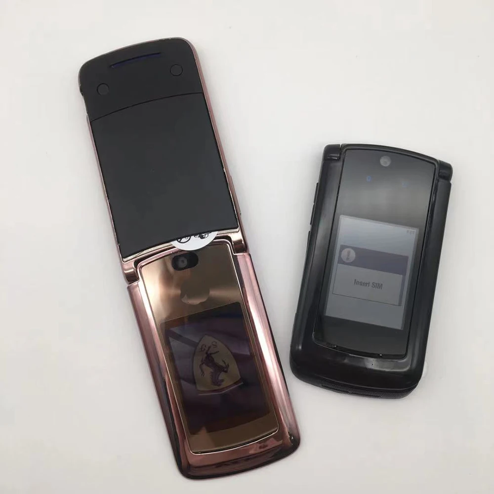 Motorola RAZR2 V9 Refurbished Original Unlocked 2.2" 240x320 pixels Mobile Phone 2MP 144p 950mAh Cheap Cell Phone Free shipping