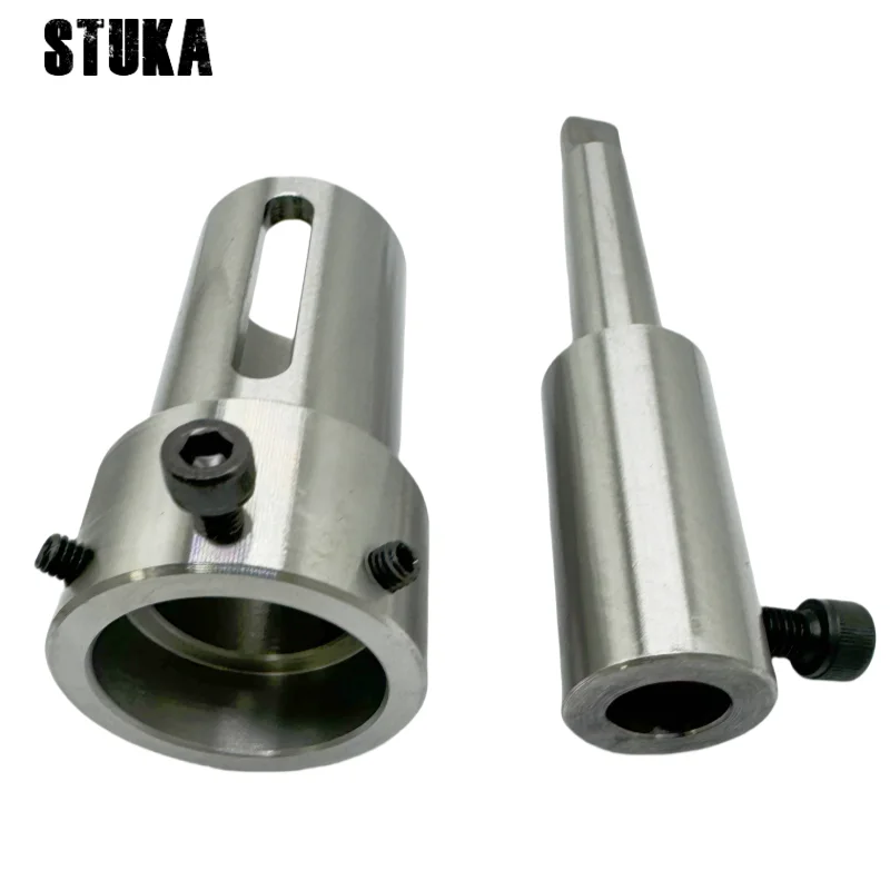 Telescopic Round Die Holder Tail Stock  Morse taper Fixed Sleeve For Tapping Machine  Lathe Milling External Screw Thread