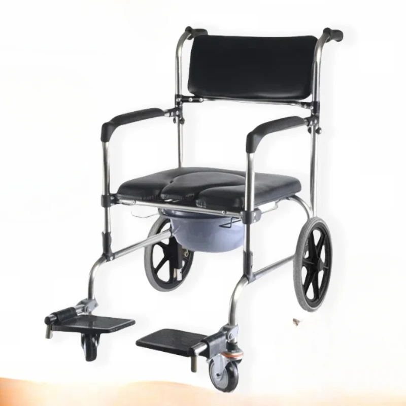 Senior Furniture Self Propelled Luggage Trolley Stool Inside Shower Seat Removable Back Stainless Tool Assembly Durable Chair