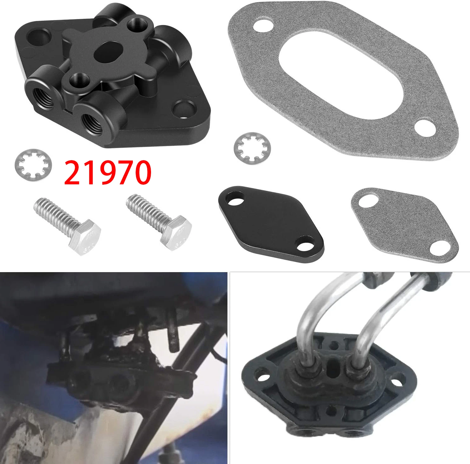 MX 8 Teile/satz Aluminium 21970 Trim Stecker Montage Kit für Mercruiser Alpha Bravo Laufwerke Ersetzen für 98825A4 8M 0080805   8M 0137703