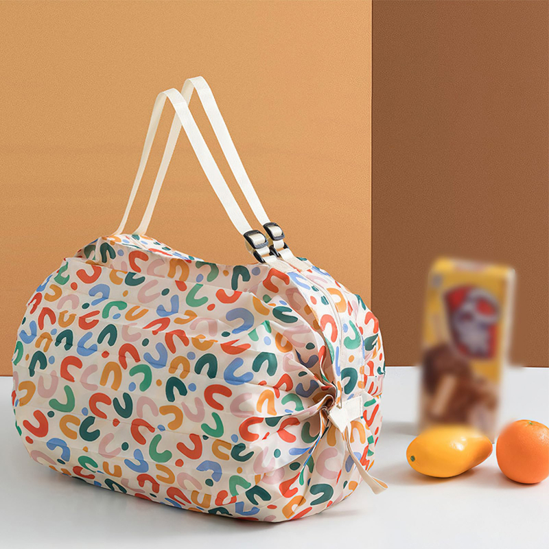 Bolsa de compras plegable, bolsa de almacenamiento portátil de viaje impermeable, bolsa de playa, bolsa de compras de supermercado