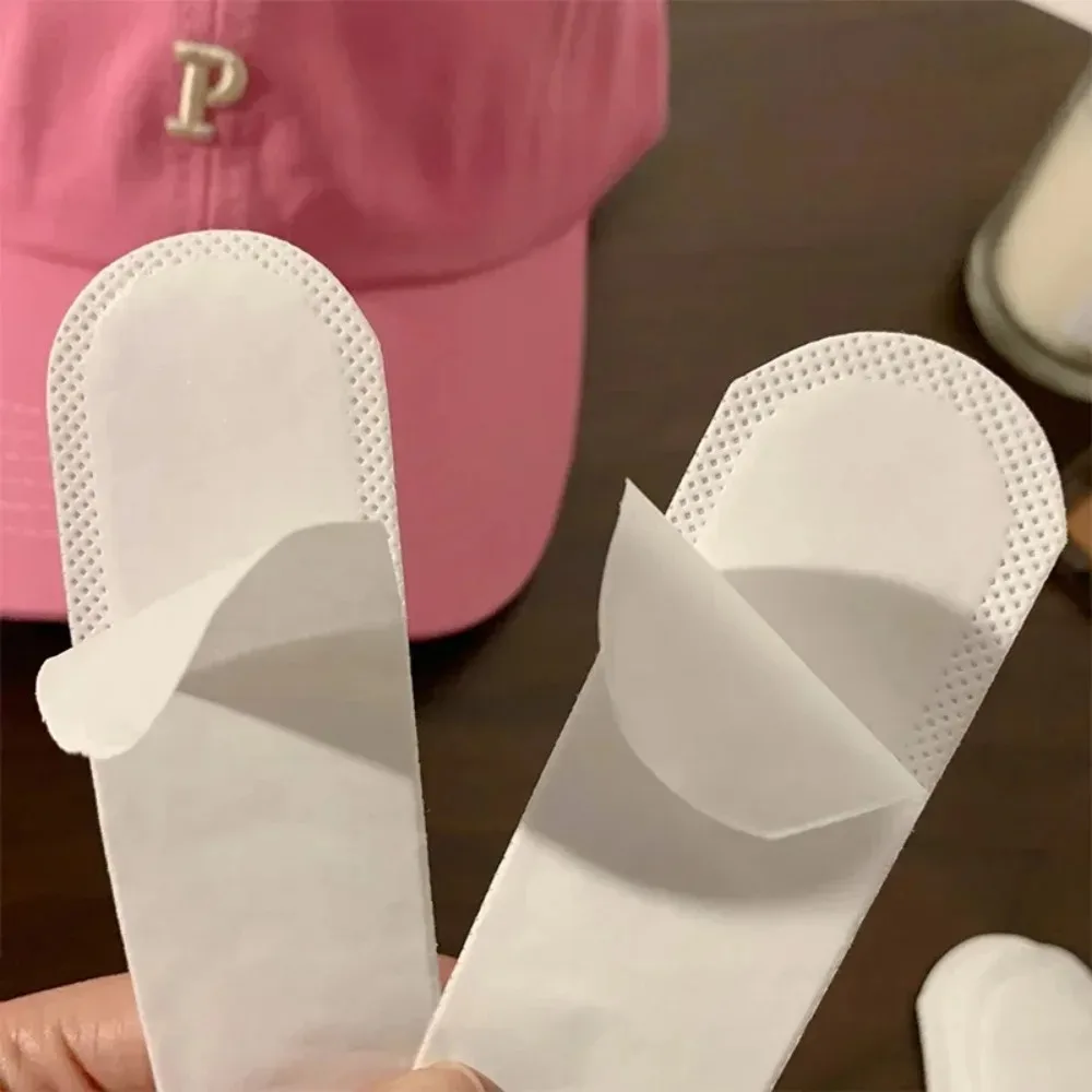 Chapéu descartável almofada de suor forro de chapéu absorvente ajustável para bonés de beisebol e camisas protetor de colarinho de algodão acessórios de caminhada
