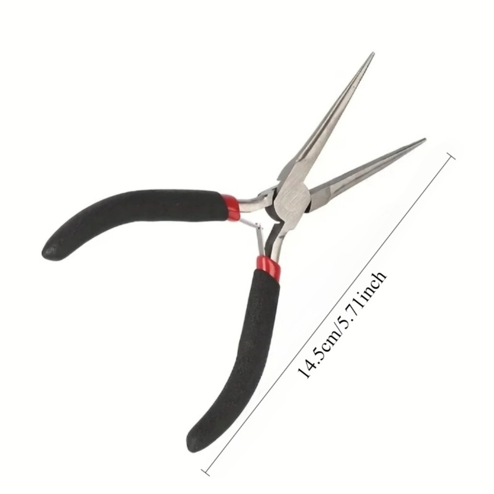 Herramienta multifuncional, alicates de punta larga, alicates de punta fina, pinzas, herramientas manuales de reparación