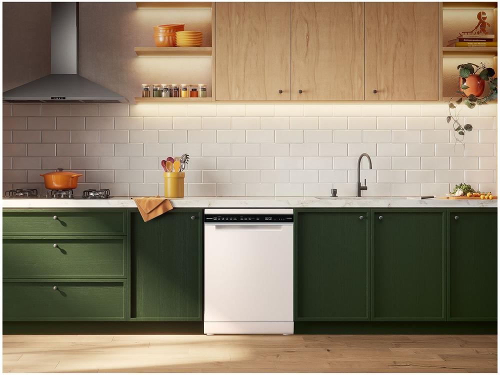 Lava-louças Brastemp de Embutir 15 Serviços BLF61AB Branca - 110V