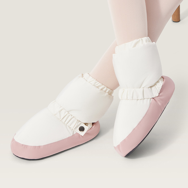 Women Ballet Shoes Warm Up Booties National Dancing Shoes Winter Dance Boots Warm Antiskid Ballerina Boots Training Shoes